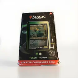 Magic Starter Commander Deck - Token Triumph (Emmara) - Sealed - Box Damage - Image 1
