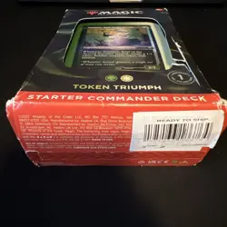 Magic Starter Commander Deck - Token Triumph (Emmara) - Sealed - Box Damage - Image 2