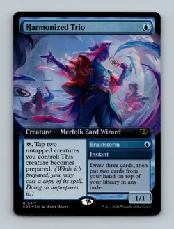 Harmonized Trio (Extended Art) (Foil) 0317 (R) MTG Secrets of Strixhaven (SOS) - Image 1