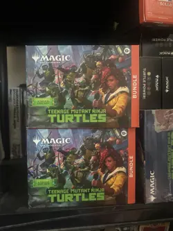 Lot Of x3 Teenage Mutant Ninja Turtles Magic The Gathering Bundle FACTORY SEALED - Image 1