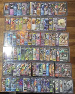 103 Pokemon TCG Mixed Card Lot Full Art, EX, Reverse Holo, Rare, Ultra Rare - Image 1