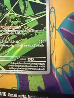 Pokemon TCG - Destined Rivals Team Rockets Spidops 187/182 Illustration Rare - Image 4