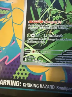 Pokemon TCG - Destined Rivals Team Rockets Spidops 187/182 Illustration Rare - Image 5