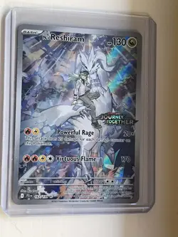 N's Reshiram 167/159 Stamped Journey Together Pokemon Card - Image 1
