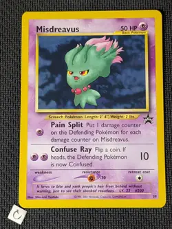 Misdreavus 39 - WOTC Black Star Promo Pokemon TCG LP VLP - Image 1