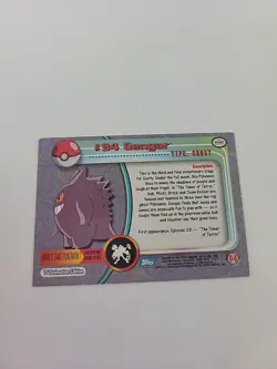Gengar #94 Holo Topps Series 2 Blue Label Pokemon - Image 5