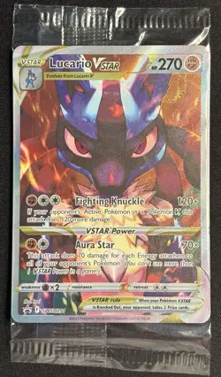 Lucario VSTAR SWSH291 - 🌊 Black Star Promo Pokemon TCG 🖤- SEALED - Image 1