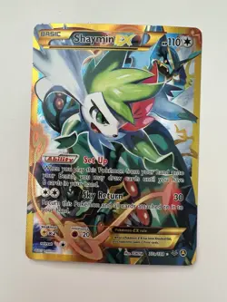 Pokemon Shaymin EX Full Art Alternate Art Promo Holo XY 77a/108 English - Image 1