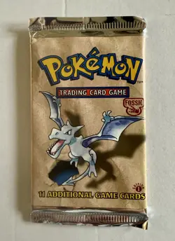 1st Edition Fossil Booster Pack Factory Sealed Pokemon 1999 BOOSTER BOX FRESH - Image 1