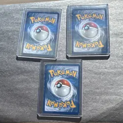 Reshiram & Vaporeon & Mewtwo Pokemon TCG Black & White Holo Card Lot - 3 Cards - Image 2