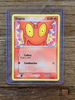 Slugma Lot – Near Mint Vintage Pokemon Cards | Undaunted Reverse Holo + Deoxys - Image 2