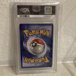 Pokemon TCG Alakazam-Holo Base Set 2 #001/130 Holo Rare 2000 PSA 8 - Image 2