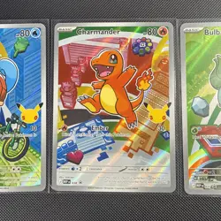 Pokemon TCG First Partner Illustration Collection Series 1 Kanto GEN 1 Starters - Image 3