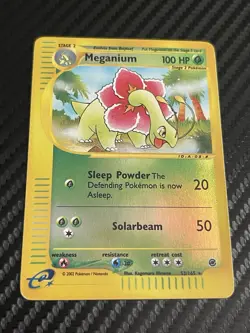 The Pokemon Company 2002 Pokemon Expedition Meganium 053/165 Reverse Holo 100 HP - Image 1