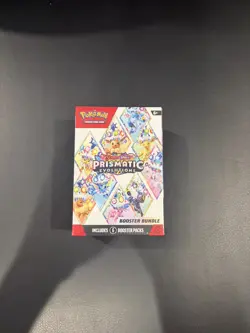 Factory sealed Pokemon TCG Scarlet & Violet Prismatic Evolutions Booster Bundle - Image 1