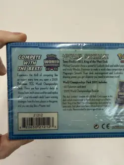2005 World Championships Deck Pokemon Sealed Ludicolo King of West Gonzalez - Image 3
