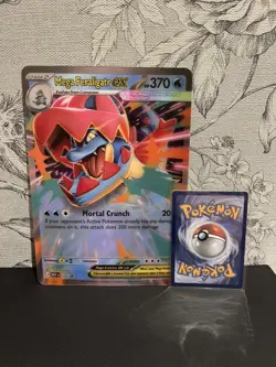 Mega Feraligatr EX Lenticular Promo Pokemon Card - Image 1