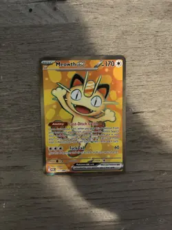 Pokemon TCG Meowth ex 107/088 Full Art Rare - Perfect Order - Near Mint Gradable - Image 1
