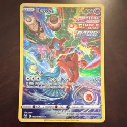 Pokemon Deoxys GG12/GG70 Crown Zenith Galarian Gallery Ultra Rare Holo 120 HP - Image 1