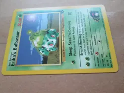 Erika's Bulbasaur - 39/132- Uncommon WOTC TCG—Gym Challenge Pokemon Card - Image 3
