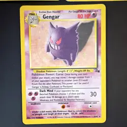 Pokemon TCG 3 Card Lot Base Set Gengar Holo Regular English - Image 4