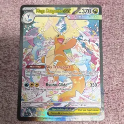 Pokemon Mega Dragonite EX Full Art Holo 370 HP 290/217 ASC English Card - Image 1