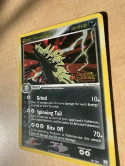 Pokemon Dark Tyranitar 19/109 Team Rocket Returns Reverse Holo - LP/MP - Image 5
