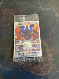 Pokemon TCG Lucario VSTAR SWSH291 Black Star Promo Full Art SEALED - Image 1