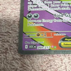 Pokemon Mega Gengar EX Full Art Holo Secret Rare 350 HP 269/217 ASC English - Image 2