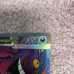 Pokemon Mega Gengar EX Full Art Holo Secret Rare 350 HP 269/217 ASC English - Image 4