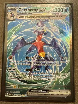 Pokemon Garchomp TCG EX 245/182 Paradox Rift Holo Special Illustration Rare Card - Image 1