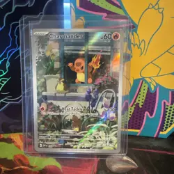 Pokemon TCG Charmander 044 Promo Full Art Holo Black Star Promo NM Condition - Image 1