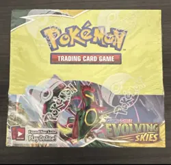 Pokemon Sword & Shield Evolving Skies Booster Box Sealed English 2021 Rayquaza - Image 1