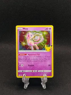 Mew 011/025 Holo Rare - 2021 Pokemon Celebrations 25th Anniversary - Image 1