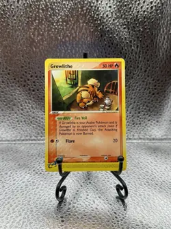 Growlithe 65/100 Sandstorm Regular - NM/LP - Pokemon E-Reader - Image 1