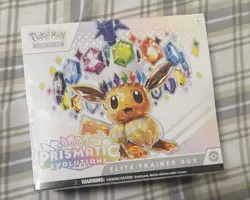 Pokemon TCG Scarlet Violet Prismatic Evolutions ETB Elite Trainer Box New SEALED - Image 1