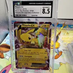 Pokemon 2015 Pikachu EX XY84 Full Art BSP Black Star Promos CGC 8.5 - Image 1