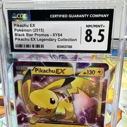 Pokemon 2015 Pikachu EX XY84 Full Art BSP Black Star Promos CGC 8.5 - Image 2
