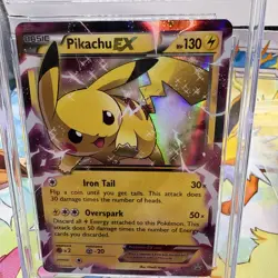 Pokemon 2015 Pikachu EX XY84 Full Art BSP Black Star Promos CGC 8.5 - Image 3