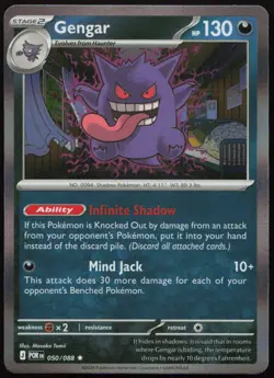 Gengar 050/088 NM Perfect Order Rare Holo Pokemon - Image 1
