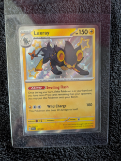 Luxray 137/091 SV: Paldean Fates Holo shiney pokemon - Image 1