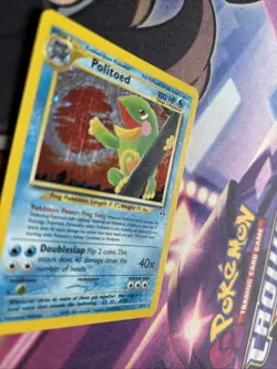 Politoed Holo Pokemon TCG Neo Discovery 8/75 LP With Very Small Crease - Image 2