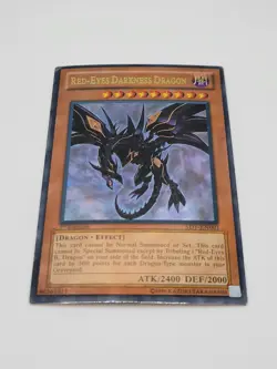 Yugioh Red-Eyes Darkness Dragon SD1-EN001 1st Edition Ultra Rare LP/MP - Image 1