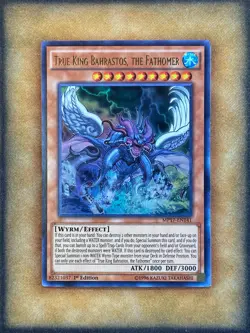 Yugioh True King Bahrastos, the Fathomer MP17-EN141 Ultra Rare 1st Ed NM - Image 1