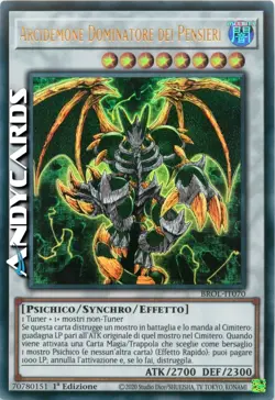 ARCIDEMONE DOMINATORE DEI PENSIERI • Ultra R • BROL IT070 • 1Ed • Yugioh! - Image 1