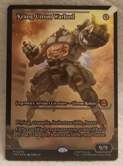 Krang, Utrom Warlord Foil Mythic M0290 Teenage Mutant Ninja Turtles NM MTG - Image 1