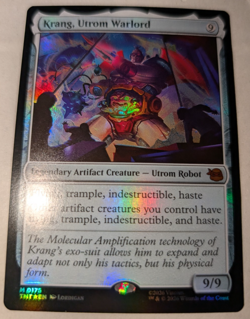 Foil Krang, Utrom Warlord - Teenage Mutant Ninja Turtles - MTG - Magic - Image 1