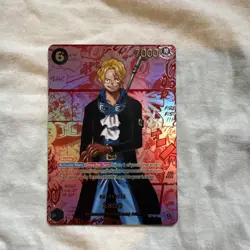 One Piece TCG OP13-120 Manga Red Sabo English Carrying On His will - Image 1