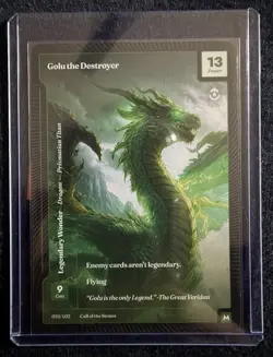 Wonders Of The First: Call Of The Stones “Golu the Destroyer” M 019/402 - Image 1