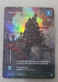 Wonders of the First Vortexveil City Formless Foil Alt Art Call Stones - Image 1